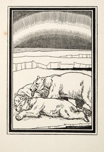 Macierzyńska sympatia, z „Stu anegdot zwierząt”, wyd. 1924 autorstwa Percy J. Billingshurst
