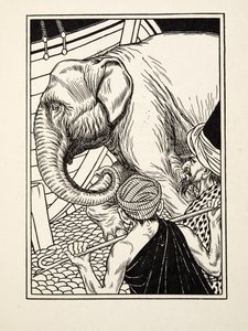 Szlachetna wytrwałość, ze Sto anegdot zwierząt, wyd. 1924 autorstwa Percy J. Billingshurst