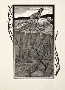 Sabinus i jego pies, z Stu anegdot zwierząt, wyd. 1924 autorstwa Percy J. Billingshurst