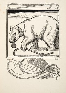 Sagacious Bruin, z Sto anegdot zwierząt, wyd. 1924 autorstwa Percy J. Billingshurst