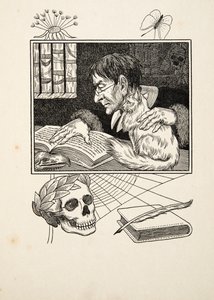 Sonnini i jego kot, ze Sto anegdot zwierząt, wyd. 1924 autorstwa Percy J. Billingshurst