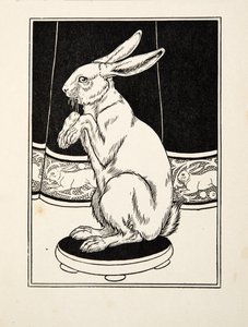 Oswojone zające, z książki Sto anegdot o zwierzętach, wyd. 1924 autorstwa Percy J. Billingshurst