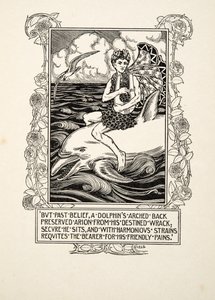 Delfin, z Stu anegdot zwierząt, wyd. 1924 autorstwa Percy J. Billingshurst