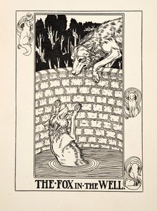 Lis w studni, z Stu bajek Ezopa, wyd. 1903