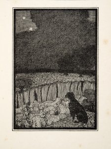 Pies pasterski, z Stu anegdot zwierząt, wyd. 1924 autorstwa Percy J. Billingshurst