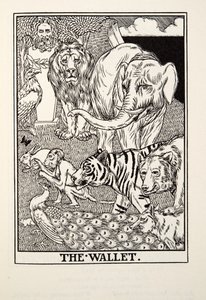 Portfel, z Fontaine Fables, wyd. 1905