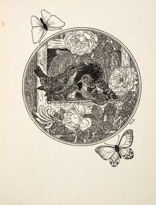 „Wrens Learning to Sing”, z „Stu anegdot zwierząt”, wyd. 1924 autorstwa Percy J. Billingshurst