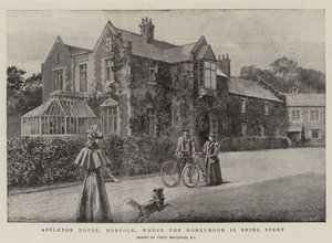 Appleton House w Norfolk, gdzie spędza się miesiąc miodowy autorstwa Percy Macquoid