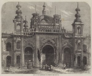 Brama Kaiserbagh w Lucknow autorstwa Percy Macquoid