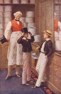 Regulaminowa kocia skóra na siedem i sześć pensów (kolor lito) autorstwa Percy Tarrant