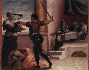 Salome i ścięty św. Jan Chrzciciel (olej na płótnie, ok. 1535)
