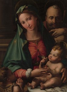 Święta Rodzina z Dzieciątkiem Św. 1524-26. autorstwa Perino del Vaga