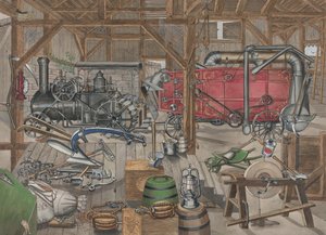 Trap stodoły, 1935-1942. autorstwa Perkins Harnly