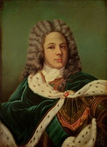 Portret księcia de Saint-Simon (1675-1755) według portretu autorstwa Hyacinthe Rigaud (1659-1743) 1887