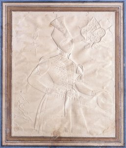 Szkic Khinkhin Nasir al-Din Shah autorstwa Persian School