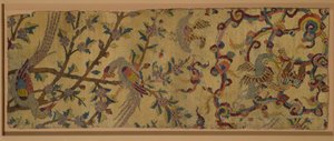 Fragment dywanu Anioł (włosko z wełny i jedwabiu) autorstwa Persian School