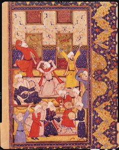 Fol.5r Taniec inicjacyjny, z tomiku wierszy Hafiza Shiraziego (ok.1325-c.1388) autorstwa Persian School