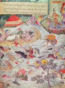Ilustracja z Historii potomków Timura autorstwa Persian School