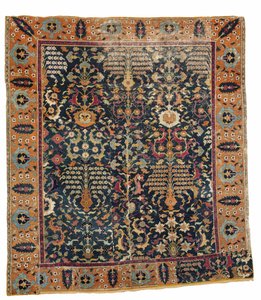 Dywan „krzakowy” Chorassan, Wschodnia Persja, II poł. XVII w. (tekstylny) autorstwa Persian School
