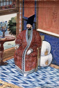 Portret księcia Ardszira Mirzy, ok.1852-3 autorstwa Persian School