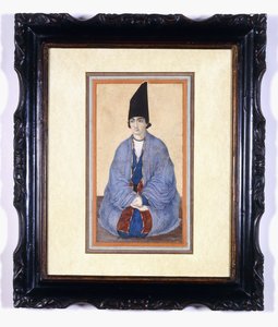 Portret młodego księcia Qajar, ok. 1850 autorstwa Persian School