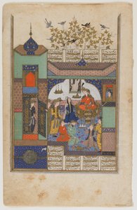 Shirin przed Shiruyą, ok. 1600 autorstwa Persian School