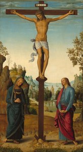 Ukrzyżowanie z Dziewicą, Św. Janem, Św. Hieronima i Św. 14821485