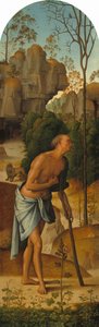 Ukrzyżowanie z Dziewicą, Św. Janem, Św. Hieronima i Św. 14821485 autorstwa Perugino