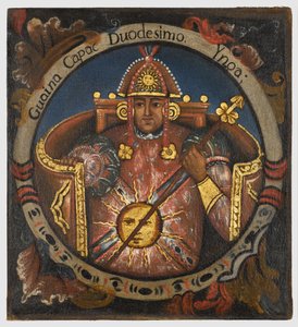Huayna Capac, XII król Inków, szkoła Cuzco, połowa XVIII w.