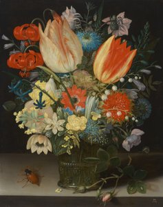 Martwa natura z tulipanami