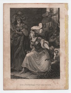 Dziewica Orleańska, ok. 1840 r. (rycina) autorstwa Peter Carl Geissler