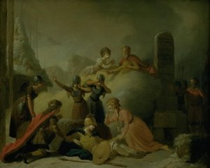 Ostatnia scena "Śmierci Baldera" Johannesa Ewalda