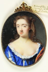 Córka Sir Edwarda Villiersa Knight-Marszałka (akwarela na welinie)