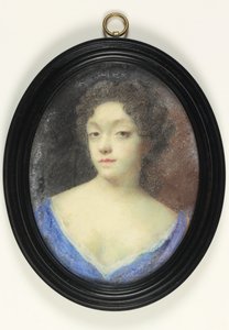 Pani o imieniu Mrs Hillesley (akwarela na welinie)
