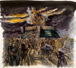 Wieża Clifforda, 1190, c1990-2010. autorstwa Peter Dunn