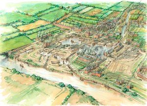 Rozwój Stourport ok. 1809, ok. 1980-2010 autorstwa Peter Dunn