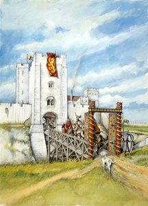Stare Sarum, 1140, c1990-2010 autorstwa Peter Dunn
