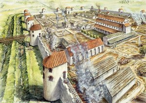 Zamek Portchester, AD345, c1990-2010