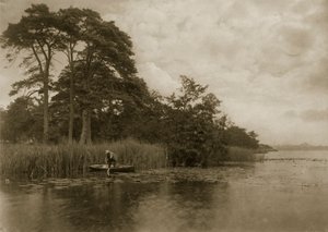 Strach na szczupaka, ok. 1886 r. autorstwa Peter Emerson und Thomas Goodall