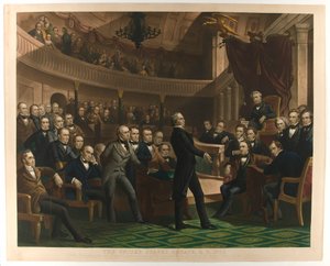 Senat Stanów Zjednoczonych, a.d. 1850, wyd. ok. 1855.