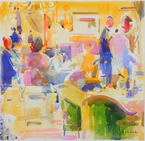 Śniadanie w The Carlyle, Nowy Jork autorstwa Peter Graham (Contemporary)