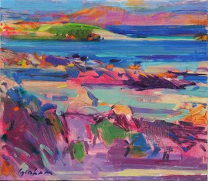 Iona Sun, 2021 (olej na płótnie) autorstwa Peter Graham (Contemporary)