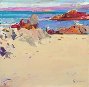 Wyspa Iona autorstwa Peter Graham (Contemporary)