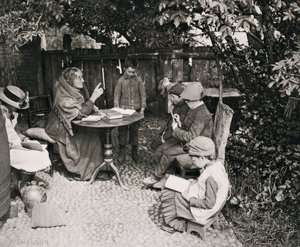 Szkoła Damy, 1887 (fotograwiura) autorstwa Peter Henry Emerson
