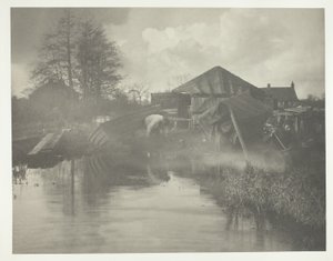 Stocznia jachtowa w Norfolk autorstwa Peter Henry Emerson