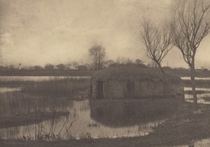 A Reed Boat-House autorstwa Peter Henry Emerson