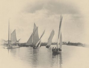 Mecz żeglarski w Horning autorstwa Peter Henry Emerson
