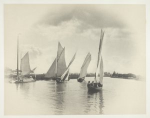 Mecz żeglarski w Horning autorstwa Peter Henry Emerson