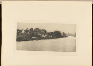 Brickfield nad rzeką Bure. [Norfolk]. autorstwa Peter Henry Emerson