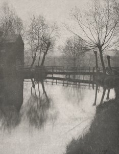 Kładka w pobliżu Chingford autorstwa Peter Henry Emerson